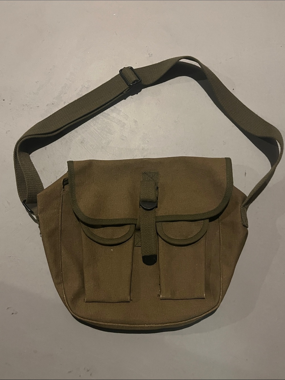Military shoulder bag Canvas